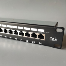 19" 1U CAT5E STP 24 Ports patch panel